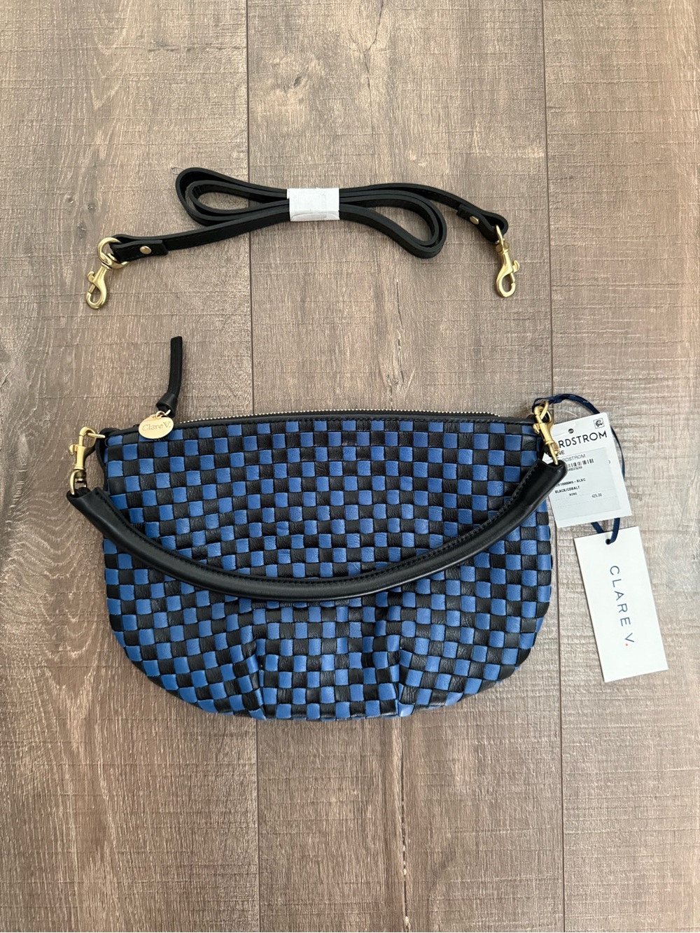 Clare V. Petit Moyen Woven Messenger Bag - Picture 2 of 6